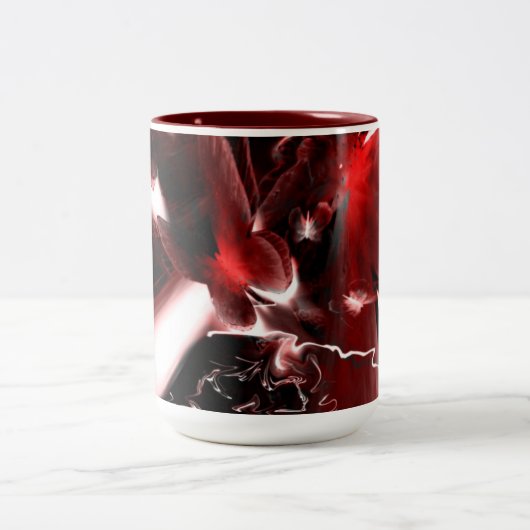 Van duisternis tot licht tweekleurige koffiemok (Center)