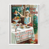 Van Duzer's Fruit Extracts  Adverteren Kunst Briefkaart (Voorkant)