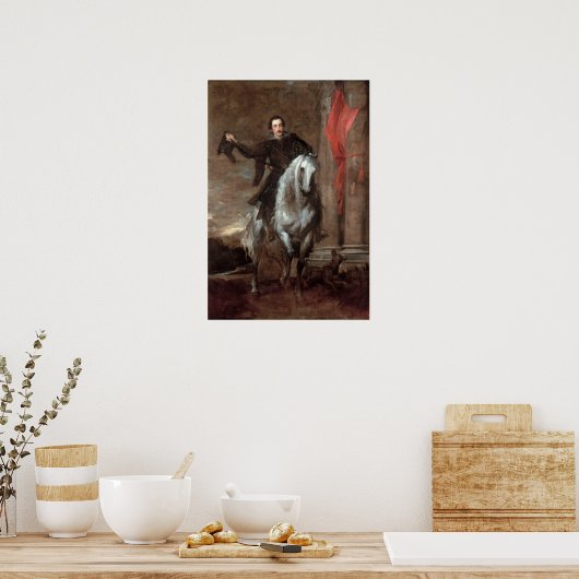 Van Dyck - Anton Giulio Brignole verkoop op horeca Poster (Keuken)