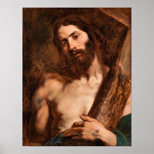 Van Dyck - Christus draagt het kruis Poster (Voorkant)