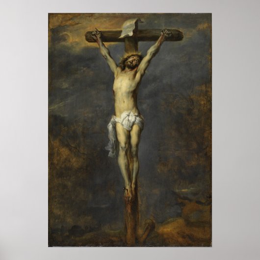 Van Dyck - Christus op het kruis Poster (Voorkant)