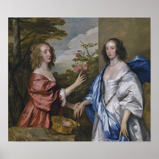 Van Dyck - De Cheeke Sisters Poster (Voorkant)