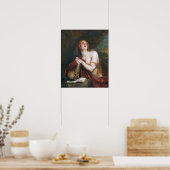 Van Dyck - de Penitent Magdalen Poster (Keuken)