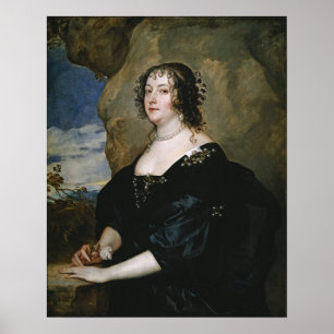 Van Dyck - Diana Cecil Gravin Van Oxford Poster