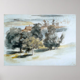 Van Dyck - Een Engels landschap Poster
