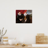 Van Dyck - Een Getrouwd Paar Poster (Keuken)