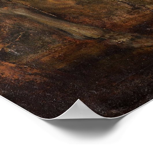 Van Dyck - Een grijs paard Poster (Hoek)