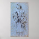 Van Dyck - een jonge colyte met een staf Poster (Voorkant)