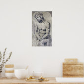 Van Dyck - Figuur studie Poster (Keuken)