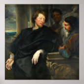 Van Dyck - George Gage met twee Mannen Poster (Voorkant)
