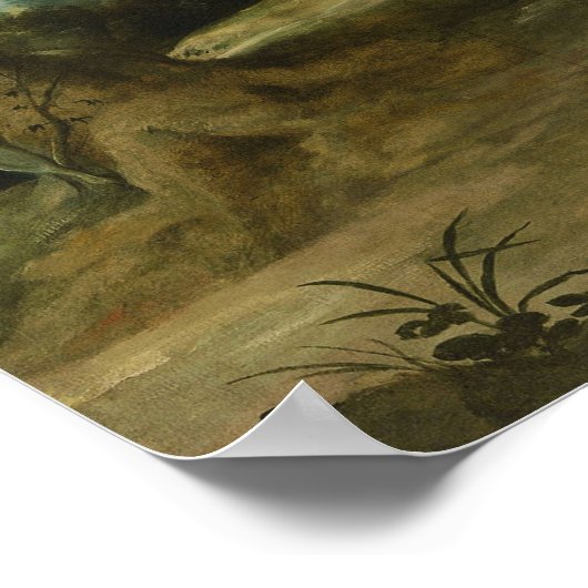 Van Dyck - George Villiers Marquess, vrouw Katheri Poster (Hoek)