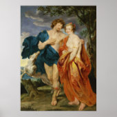 Van Dyck - George Villiers Marquess, vrouw Katheri Poster (Voorkant)