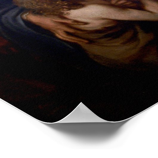 Van Dyck - Heilige Familie met Saint Elisabeth Poster (Hoek)