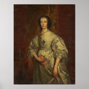 Van Dyck - Henrietta Maria Poster