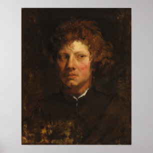 Van Dyck - hoofd van een jong Man Poster