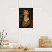 Van Dyck - hoofd van Sint John Poster (Keuken)