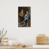 Van Dyck - John Stuart en Brother Bernard Stuart Poster (Keuken)
