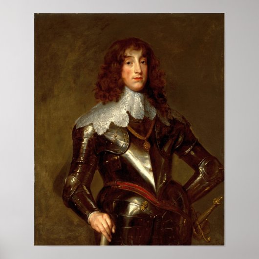 Van Dyck - Karel Lodewijk Keurvorst van de Palts Poster (Voorkant)