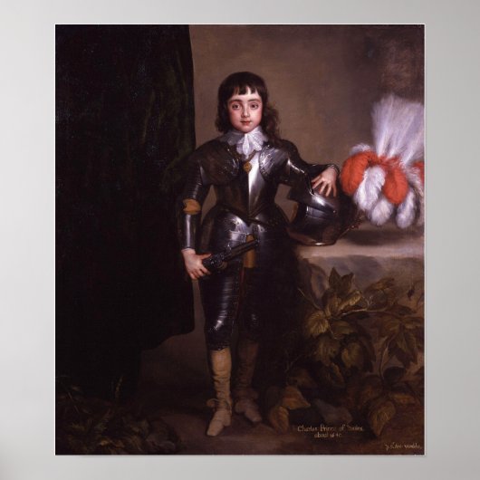 Van Dyck - Koning Charles II Poster (Voorkant)