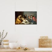 Van Dyck - Lamentatie over de dode Christus Poster (Keuken)