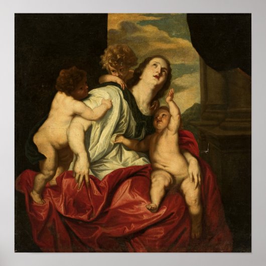 Van Dyck - liefdadigheid Poster (Voorkant)