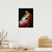 Van Dyck - Maagd en Kind Poster (Keuken)