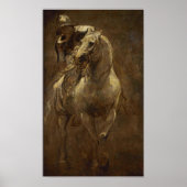 Van Dyck - Man op Horseback Poster (Voorkant)