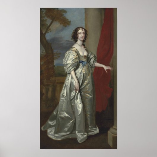 Van Dyck - Margaret Smith Later Lady Herbert Poster (Voorkant)