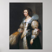Van Dyck - Maria De Tassis Poster (Voorkant)