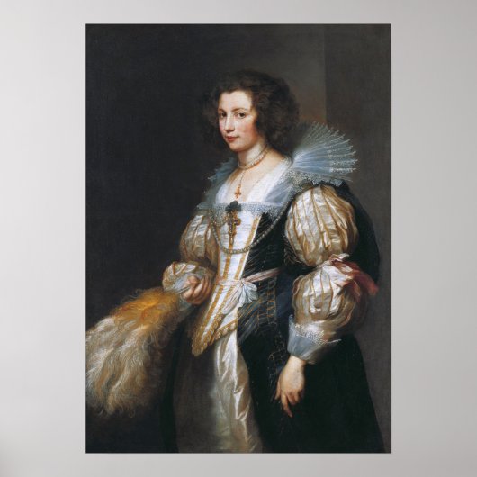 Van Dyck - Maria De Tassis Poster (Voorkant)