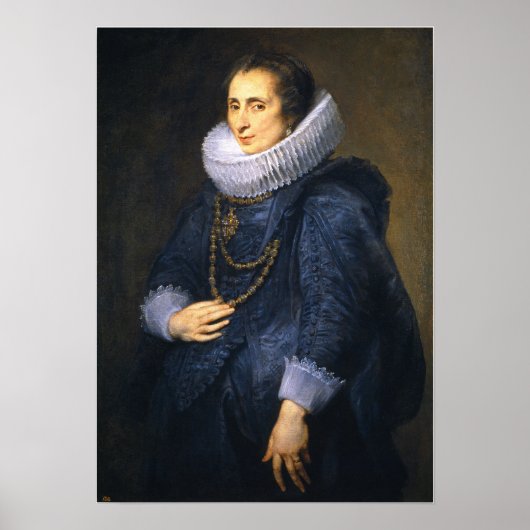 Van Dyck - Onbekende dame Poster (Voorkant)