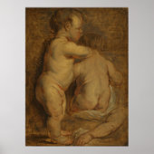 Van Dyck - Onderzoek naar twee Putti's Poster (Voorkant)