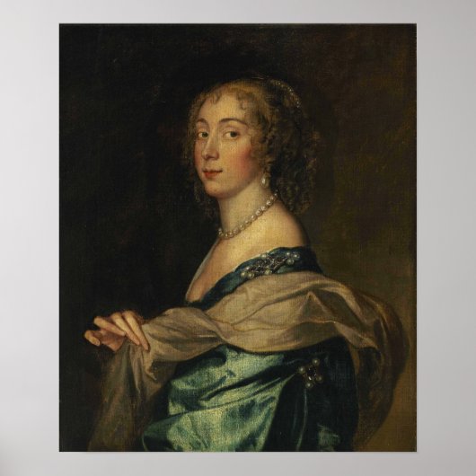 Van Dyck - Penelope Lady Bayning Later Lady Herbe. Poster (Voorkant)