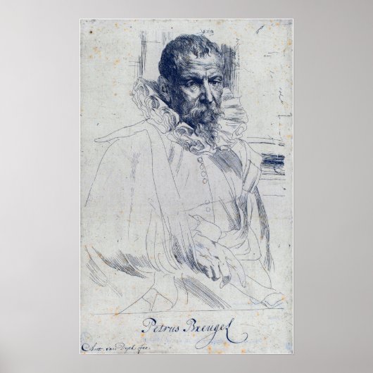 Van Dyck - Pieter Bruegel de jongere Poster (Voorkant)