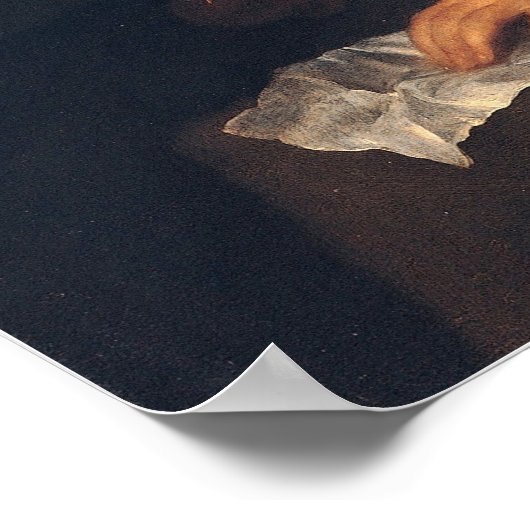 Van Dyck - Portret van de graveurs Pieter de Jo... Poster (Hoek)