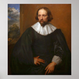 Van Dyck - portret van de Quintijn-symbolen Poster