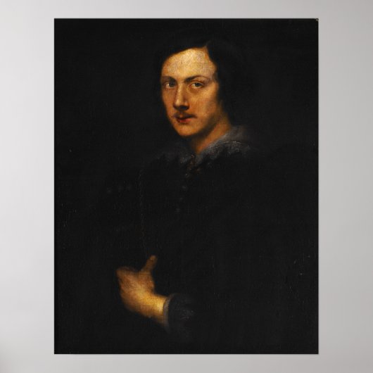 Van Dyck - Portret van een Genuese nobleman Poster (Voorkant)