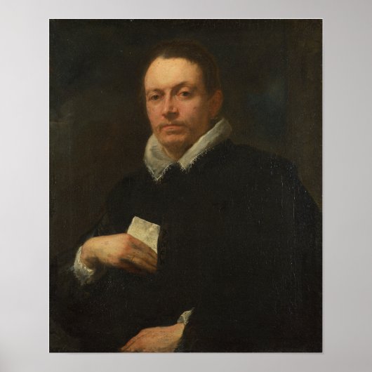 Van Dyck - Portret van Giovanni Battista Cattaneo Poster (Voorkant)