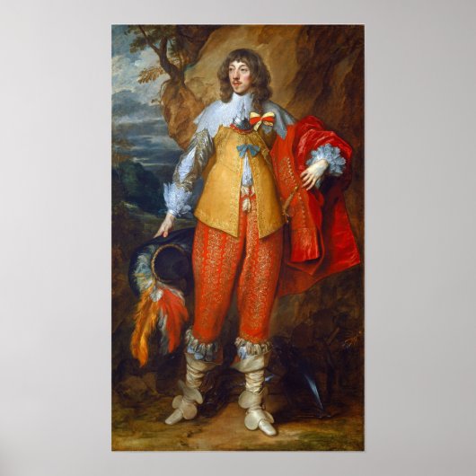 Van Dyck - Portret van Henri II de Lorraine Poster (Voorkant)