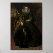 Van Dyck - Portret van Marchesa Balbi Poster (Voorkant)