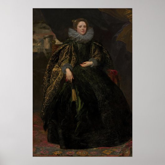 Van Dyck - Portret van Marchesa Balbi Poster (Voorkant)