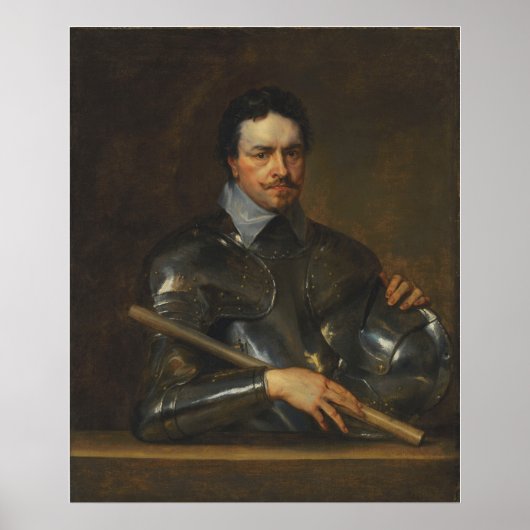 Van Dyck - Portret van Thomas Wentworth 1st Earl . Poster (Voorkant)