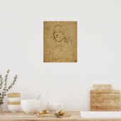 Van Dyck - Portretstudie Poster (Keuken)