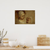 Van Dyck - Prinses Elizabeth en Prinses Anne Poster (Keuken)