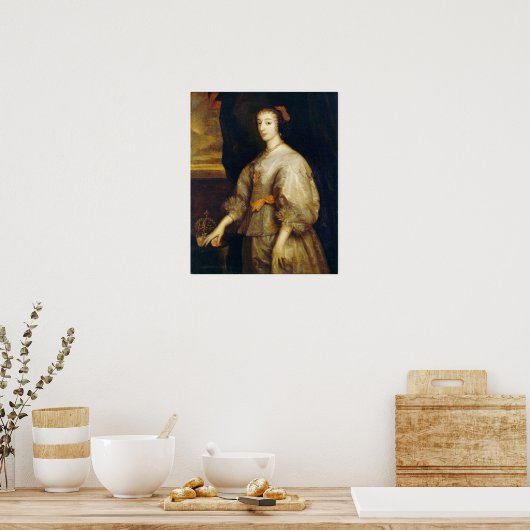Van Dyck - Queen Henrietta Maria Poster (Keuken)