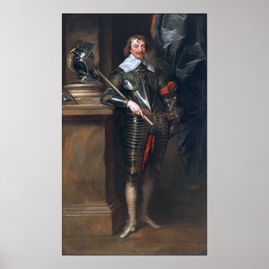 Van Dyck - Robert Rich tweede graaf van Warwick Poster (Voorkant)
