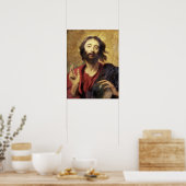Van Dyck - Salvator Mundi Poster (Keuken)