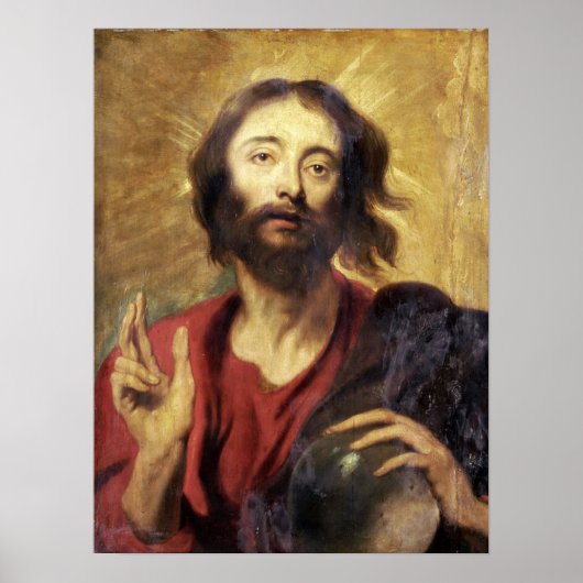 Van Dyck - Salvator Mundi Poster (Voorkant)
