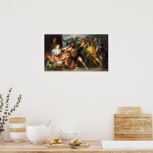 Van Dyck - Samson en Delilah Poster (Keuken)