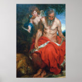 Van Dyck - Sint-Jerome Poster (Voorkant)